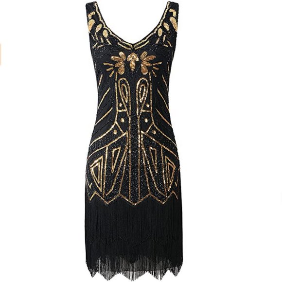 Babeyond Women's Flapper Dress - Picture 1 of 6